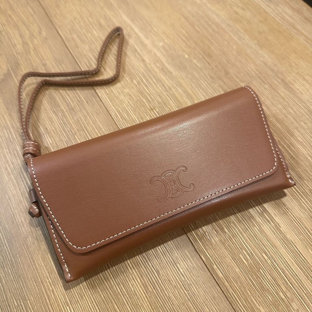 Celine leather pouch